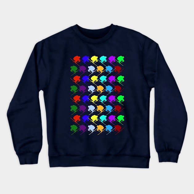 Ski Cross! Crewneck Sweatshirt by louweasely